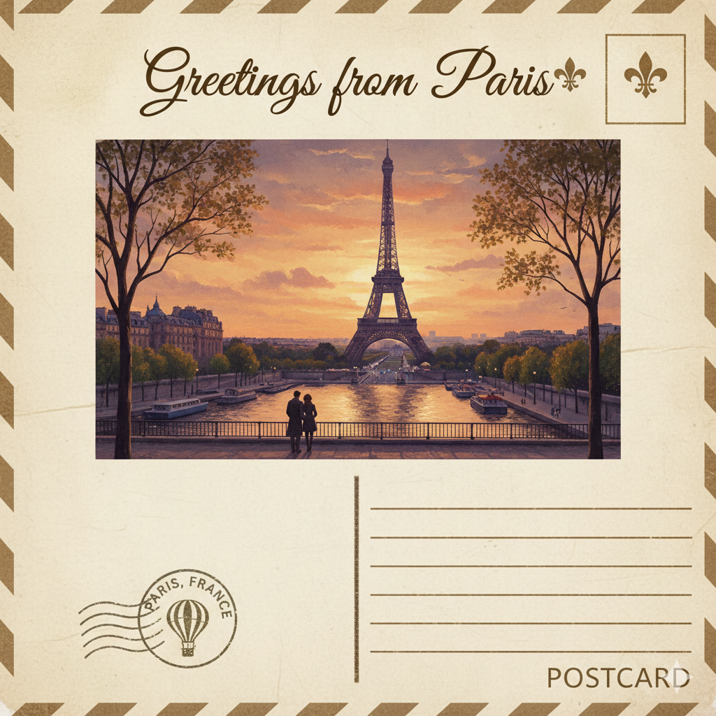 Postcard print